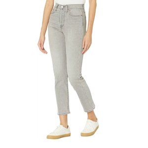 Levi's Premium: Wedgie Straight in "Top of Hill Grey"